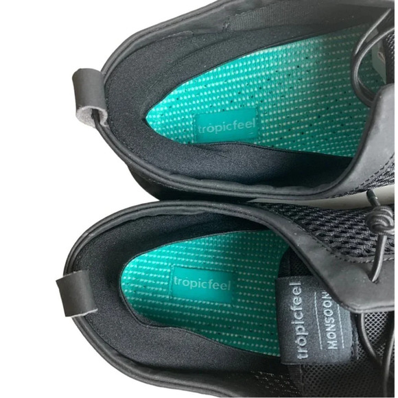 Tropicfeel Monsoon All Black Sustainable Sneaker Size EUR 37 US  Men’s 12.5 - Picture 15 of 16